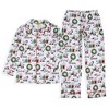 Peanuts Charlie Brown Snoopy Button Sleep Family Christmas Pajama Set White - 2 of 4