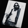 The Big Lebowski The Dude Abides Screenshots Adult Black Long Sleeve Hooded Sweatshirt - 4 of 4