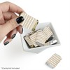 Big Dot of Happiness Tan Stripes - Mini Candy Bar Wrapper Stickers - Simple Party Small Favors - 40 Count - 2 of 4