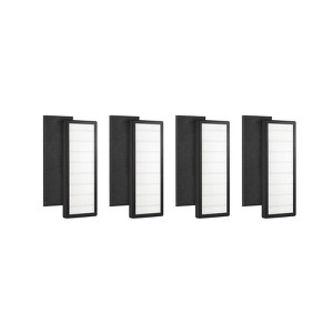 Nispira Premium True HEPA Filter Replacement Compatible with Hoover Part AH60010. Fits Air Purifier WH10100 and WH10200, 4 Filters - 1 of 3