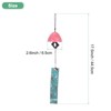 Unique Bargains Metal Vintage Outdoor Wind Chime 2.6" x 17.5" Bronze Tone 1 Pack - 3 of 4