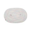 Unique Bargains Trivet Oval Rope Coaster Cotton Non-Woven Fabric 12.6"x8.66"x0.31" - 3 of 3