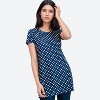 Calypsa Women's Plus Size Longer Length UPF 50+ Anna Swim Tunic - 3 of 3