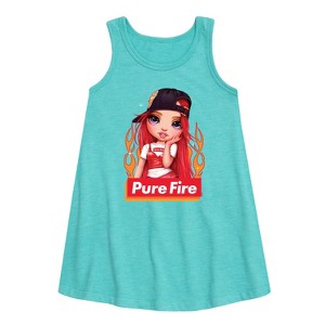 - Rainbow High - Pure Fire Graphic Sleeveless Aline Dress - 1 of 3