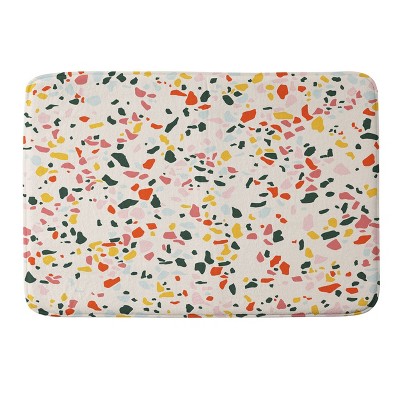 Lane and Lucia Confetti Terrazzo Heavy Memory Foam Bath Mat - Deny Designs