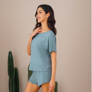 Women's Cozy Tee & Shorts Pajama Set - Cupshe - 1 of 4