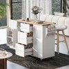 Multi-Functional Kitchen Cart: Drawers, Shelves and Spice Rack - 2 of 4
