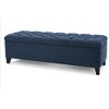Kumasinova Button Tufted Storage Ottoman Bench, 51"W Diamond Stitch, Versatile Ottoman with Storage, Entryway Bench & Bed Bench, Soft-Close Lid - 2 of 4