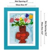 Americanflat Kids Art Frame 10x12.5 inches with 8.5x11 inches Mat - Composite Wood And Glass - Holds 100 Artworks - 2 of 4