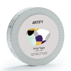 ARTIFY Artist Tape for Drafting Art, 1" Masking Tape for Watercolor Painting Drafting Canvas, All Paper Media, 180FT Long Total - 1 of 1