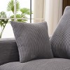 113" Modern U-Shaped Modular Sofa with Full Foam Cushions & Movable Ottoman for Living Room -3irtyhousy - 3 of 4