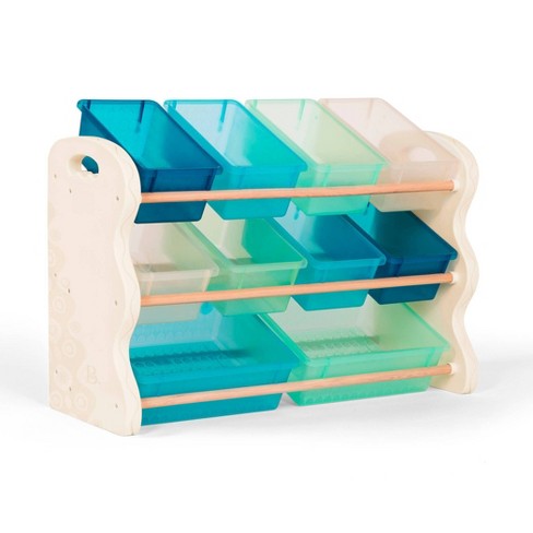 Totes Tidy Kids' Storage Bin Organizer Soft Sky - B. spaces