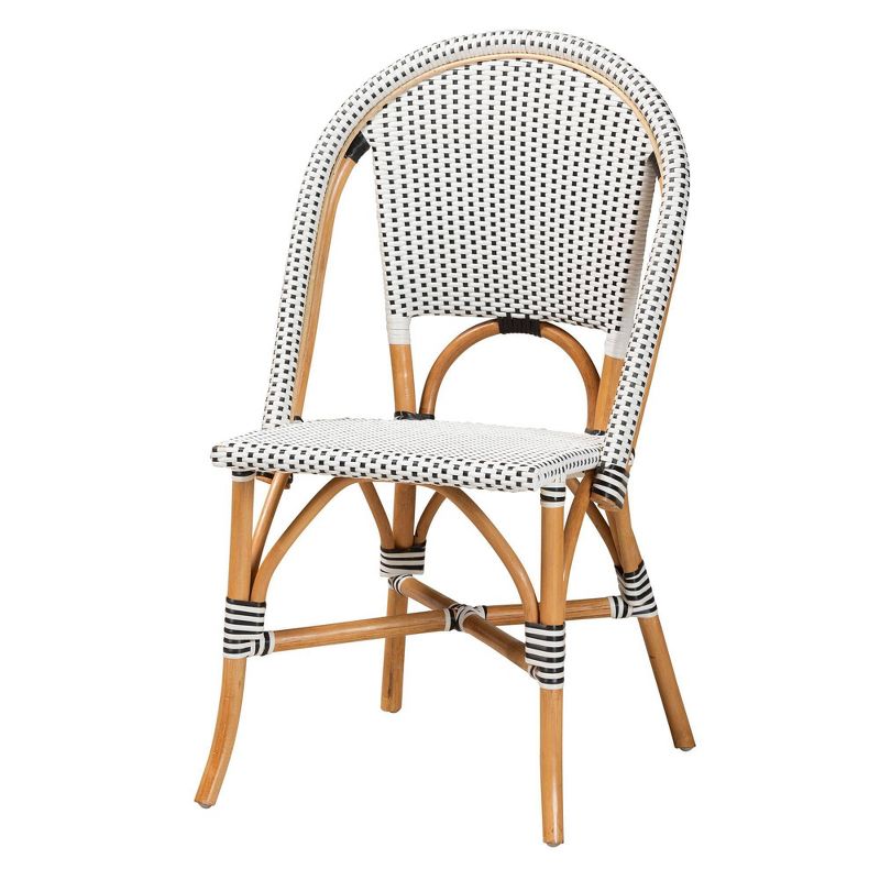 2pc Genica Weaving and Rattan Dining Chair Set Natural/Brown - bali &#38; pari, 3 of 12