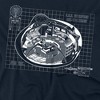 Boys' Star Trek Bridge Prints T-Shirt Navy X Large - 3 of 4