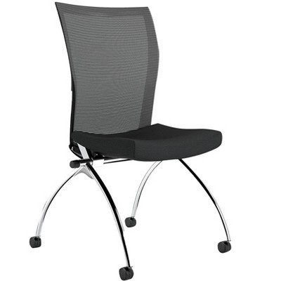 Safco Valoré Mesh Back Fabric Task Chair Black TSH2BB