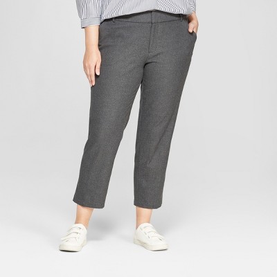 womens plus ankle pants