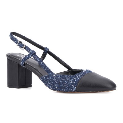 New York & Company Women's Loriann Slingback Heels