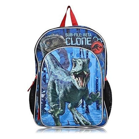 Jurassic world backpack blue online