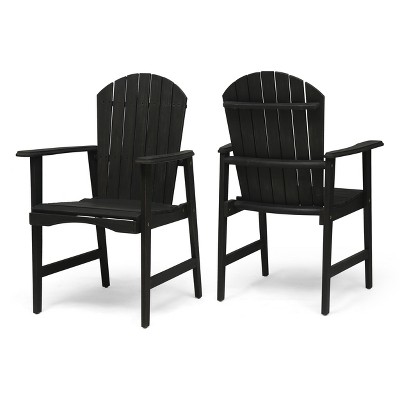 Christopher Knight Home Malibu Outdoor Acacia Wood Adirondack Dining Chairs (Set of 2)