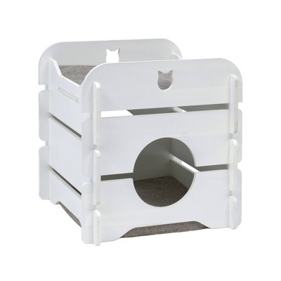 Catit Vesper Cat Litter Cottage - White