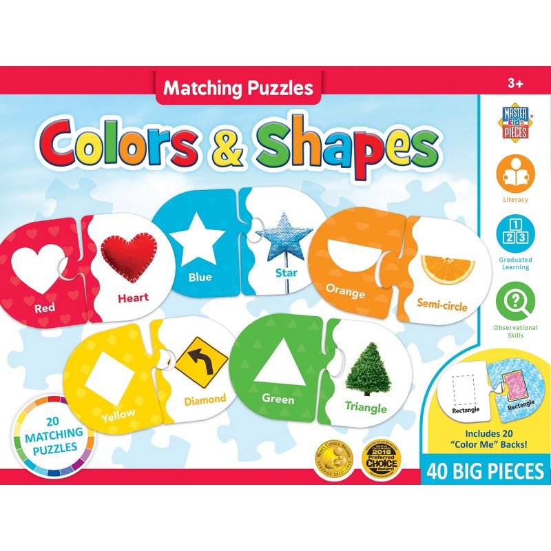 MasterPieces Kids Games - Educational Colors & Shapes Matching Game, 2 of 7