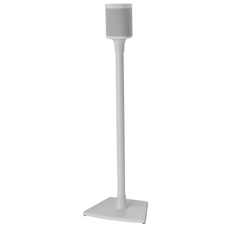 Sanus Fixed-Height Wireless Speaker Stands for Sonos ONE, PLAY:1, and PLAY:3 - Pair (White), 2 of 11
