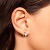 Sanrio Hello Kitty Womens Enamel Hoop Earrings, Officially Licensed - 2 of 4