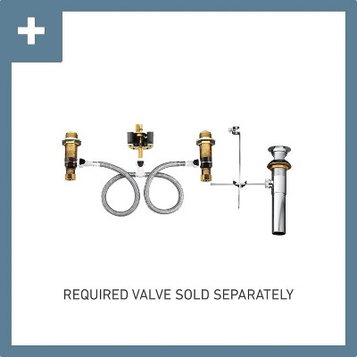 Elliston Classic Polished Chrome 8" Widespread Bathroom Faucet