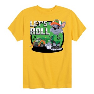 Boys' - Paw Patrol - Let's Roll Rocky Short Sleeve Graphic T-Shirt - 1 of 4