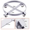 55 Gallon Drum Dolly,Heavy-Duty Steel1000lbs 55 Gallon Barrel Dolly Cart Drum Caddy,with Steel Frame 4 Swivel Casters Wheel - 2 of 4