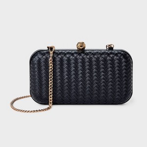 Woven Minaudiere Clutch Crossbody Bag - A New Day™ - 1 of 4