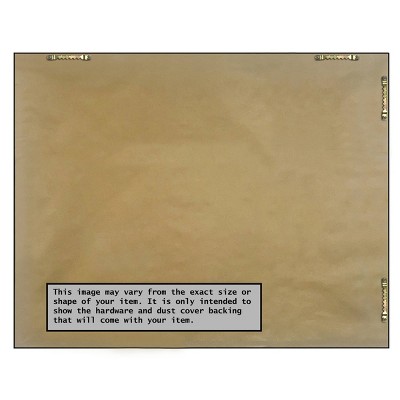 Edwin Gray 32" x 14" Wood Frame Cork Bulletin Board