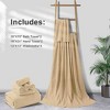 8pc Microfiber Bath Towel Set - 2 of 4