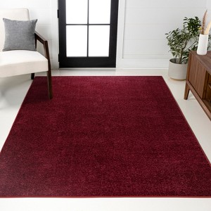 Haze Solid Low-Pile Indoor Area Rug - JONATHAN Y - 1 of 4