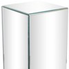 Glam Glass Tall Pedestal Table Silver - Olivia & May - 3 of 4