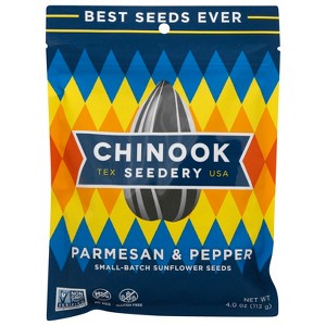 Chinook Seedery Sunflower Seeds Parmesan & Pepper - Case Of