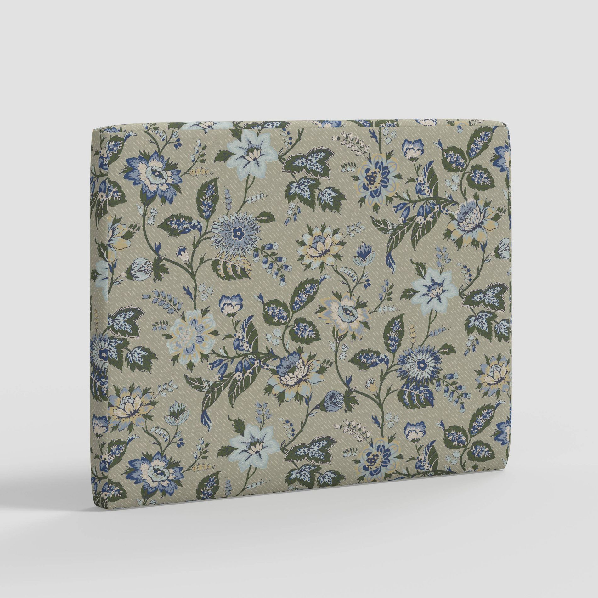 Twin Lia Square Stick-on-the-Wall Dorm Headboard Adelaide Floral Moss - Threshold™