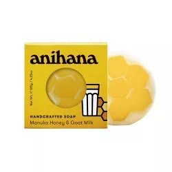 anihana Hydrating Gentle Bar Soap - Manuka Honey and Goat Milk - 4.23oz