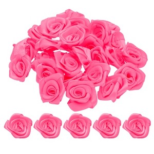Unique Bargains Polyester Lightweight Texture Durable Ribbon Roses 50 Pcs - 1 of 4