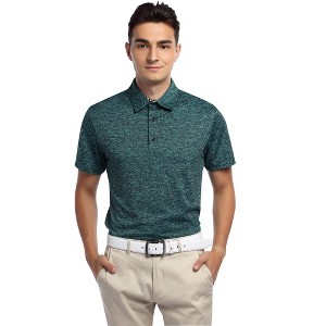 Men's Short - Sleeve Quick - Dry Golf Polo Shirt, Casual Athletic Sports Polo for Golf & Outdoor Activities - 1 of 4