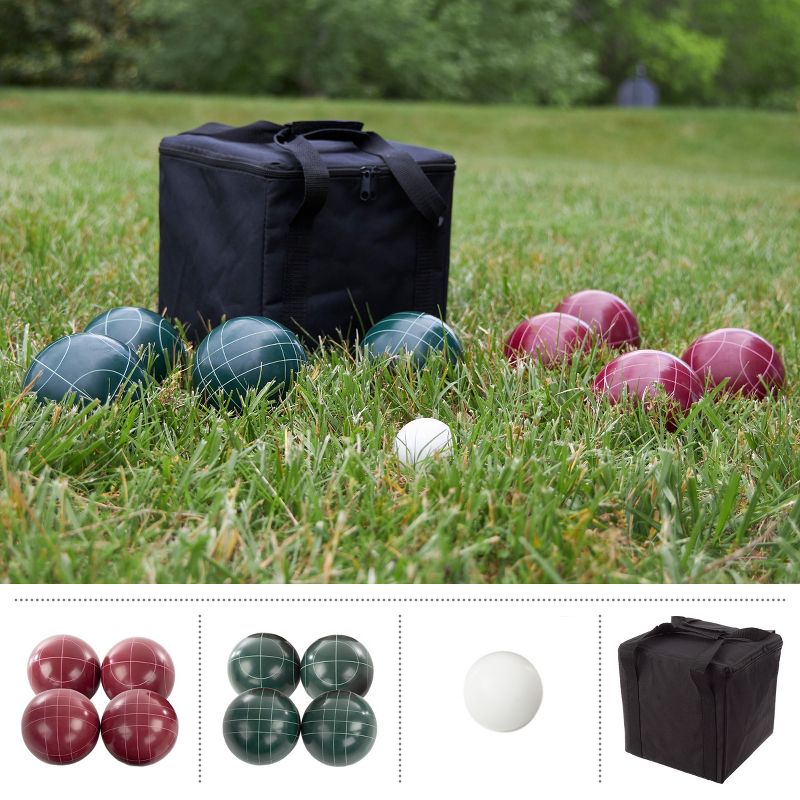 Toy Time Regulation Outdoor Bocce Ball Set With Carrying Case, 3 of 11