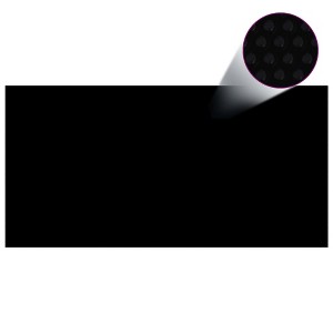 vidaXL Pool Cover Black 383.9"x192.1" PE - 1 of 4