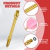 Unique Bargains 2BA Thread Aluminum Dart Shafts with Rubber Rings for Steel Tip 12 Pcs - 3 of 4