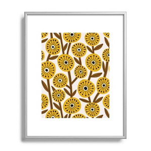 Alisa Galitsyna Mid Century Garden Metal Framed Art Print - Deny Desings - 1 of 3