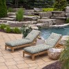 ARDEN Outdoor Plush Modern Tufted Chaise Cushion, 76 x 22, Water Repellent, Fade Resistant, Tufted Cushion for Chaise Lounger 76 x 22 - 3 of 4