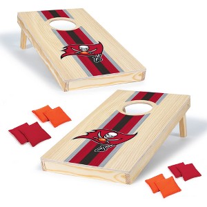 NFL Tampa Bay Buccaneers 1'x2' Wood Cornhole Set - 1 of 4