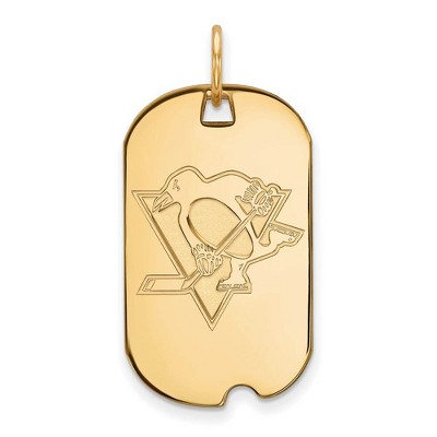 Black Bow Jewelry 14k Yellow Gold Pittsburgh Penguins NHL Pendant