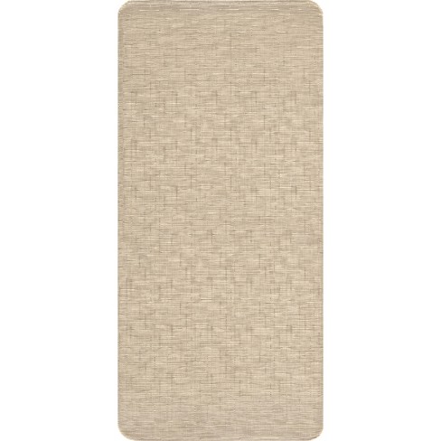 nuLOOM Casual Herringbone Anti Fatigue Kitchen or Laundry Room Comfort Mat - Beige - 18x30 Inches