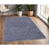 Blue Shag Hand Tufted Area Rug - 2 of 4