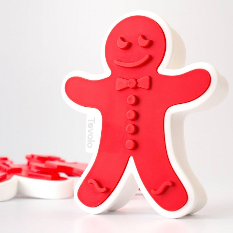 Tovolo Ginger Boy Cookie Cutters White/Red 81-3804, 5 of 9